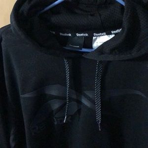 Black Reebok Performance Sweatshirt Hoodie